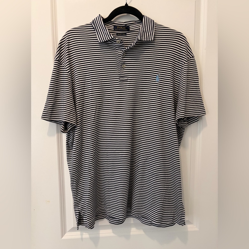 Polo Ralph Lauren Striped Polo Shirt - Size XL